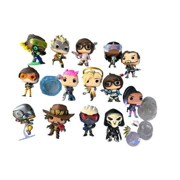 Funko Pop! 14 Overwatch Vinyl Figures Loose Lot - Picture 1 of 5